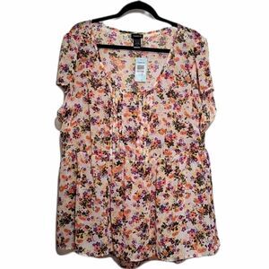 New Torrid Floral Blouse Size 2
